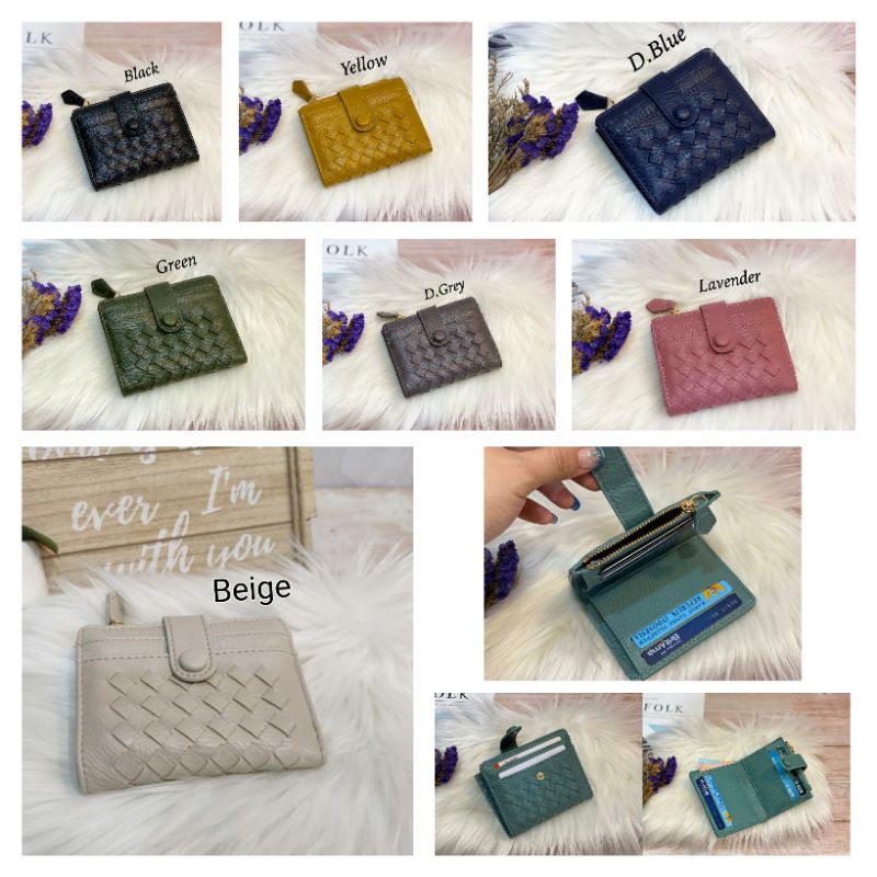 New Dompet Lidah ANYAM 101 Mini Bahan Importt Semprem