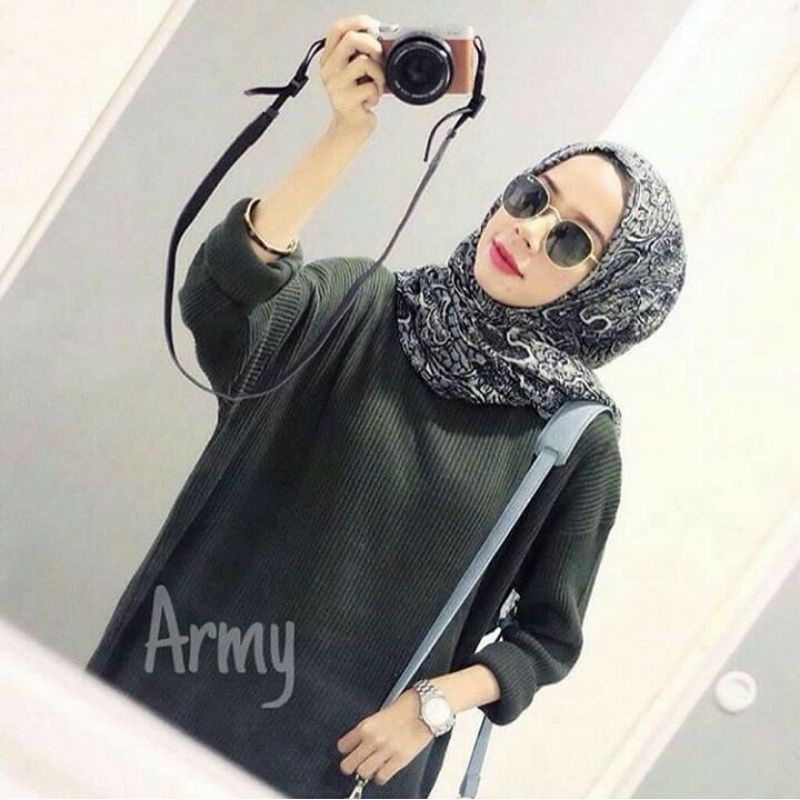 BLOUSE BOXY ABG PREMIUM SWEATER - Atasan Wanita - Korea Style - Baju Rajut