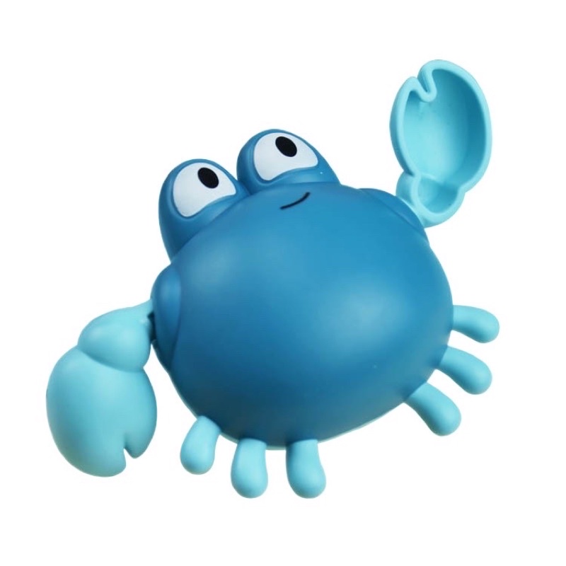 Mainan Mandi Anak Bayi Mainan Air Anak bayi kura kura ikan katak bebek bergerak di air-Crab Blue