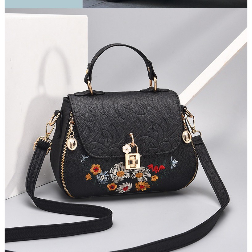 TAS HAPPY GT1327 Tas batam import wanita model slingbag 1kg bisa 2 tas