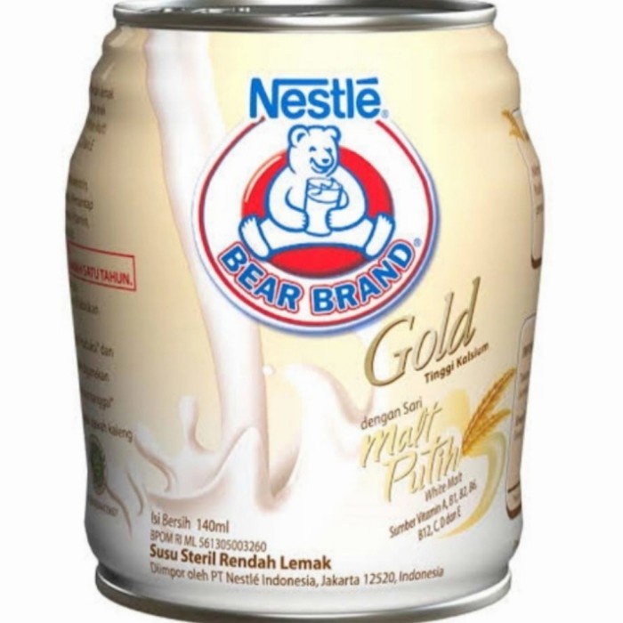 

susu bear brand gold malt putih
