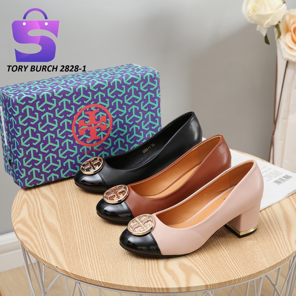 SEPATU WANITA  HEELS PLATFORM SHOES KULIT 2828-1