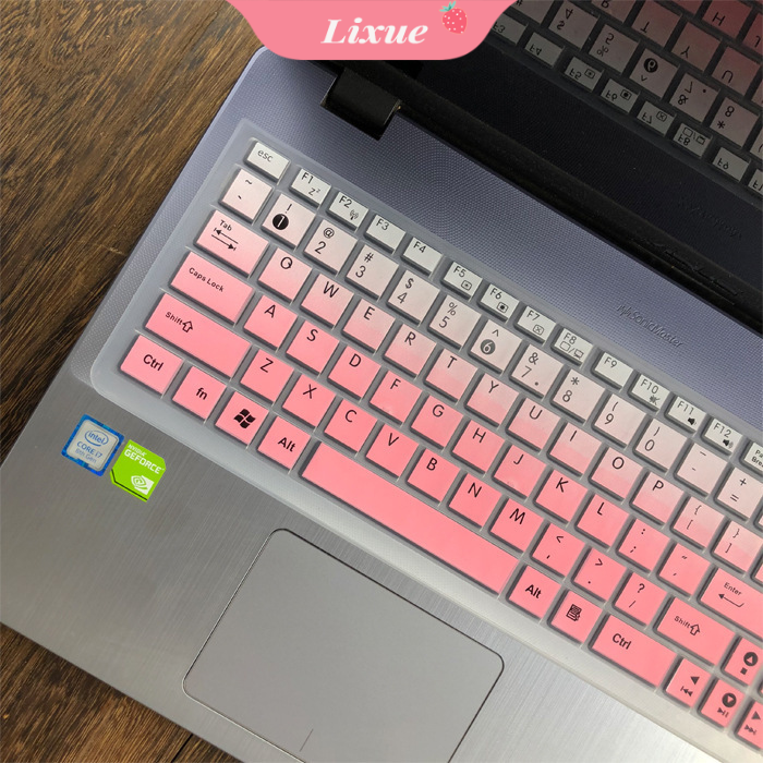 Lixue Pelindung Keyboard Silikon 15.6 &quot;Untuk Asus X541U X554L X541N A556U A555L S5 / S7 Vs / Vt / Vm / Gl502