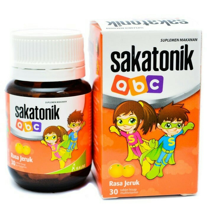 Sakatonik ABC Rasa Jeruk isi 30 tab