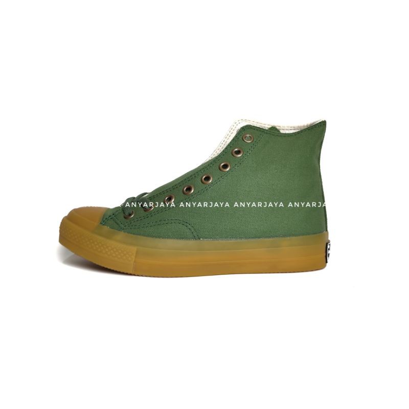 Sepatu Ventela 70s High Green Gum Original