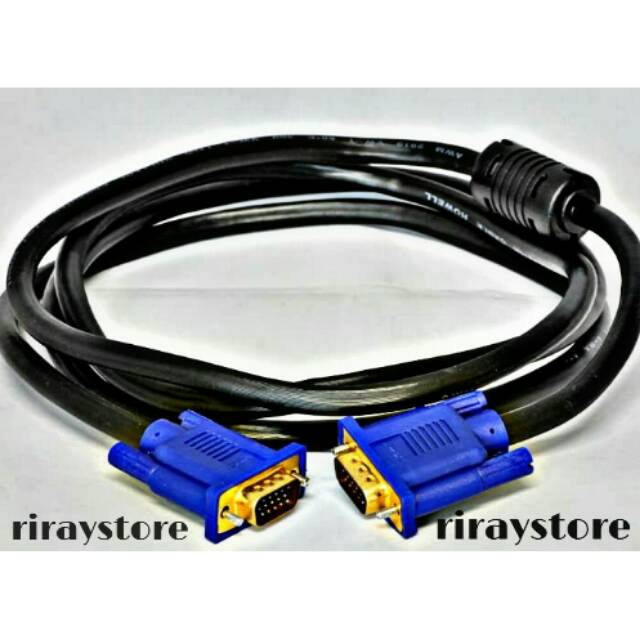 KABEL VGA TO VGA 3M Cable 3 meter HIGH QUALITY PLAT GOLD Bagus dan Jernih