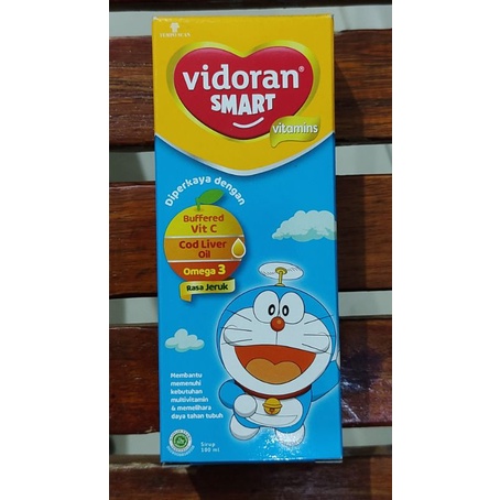 Vidoran Smart Jeruk Sirup 100 ML / Vitamin Anak / Vit C / Vit B Complex / Omega 3