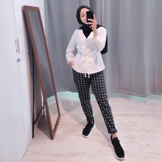 grosir solo ZOYA  PANTS  MAYLO PANTS  CELA KOTAK KOTAK 