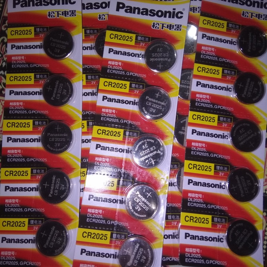 Baterai / Batre / Battery Jam Tangan CR2025 / CR 2025 PANASONIC