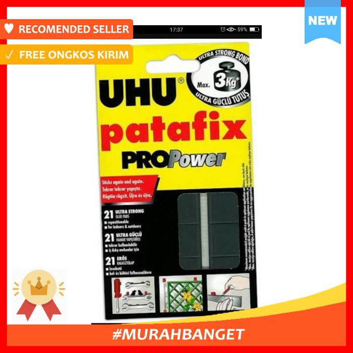

Lem Kertas - Uhu Patafix Propower - Pengikat & Perekat