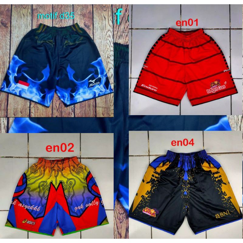 COD celana voli full printing/ kolor voli terbaru 2021