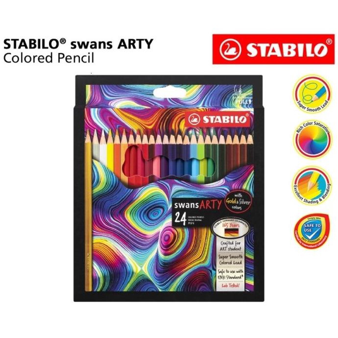 

STABILO swans ARTY Colored Pencils 48 Warna
