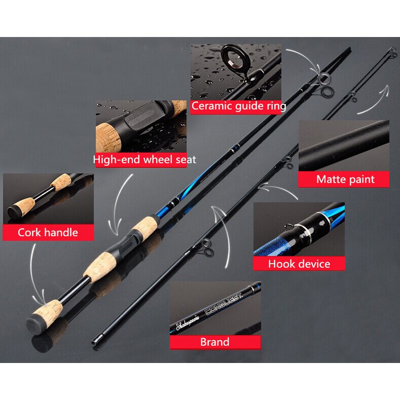 Joran Pancing Fiber 2 Segments 1.8M - Joran pancing Carbon 1.8 Meter