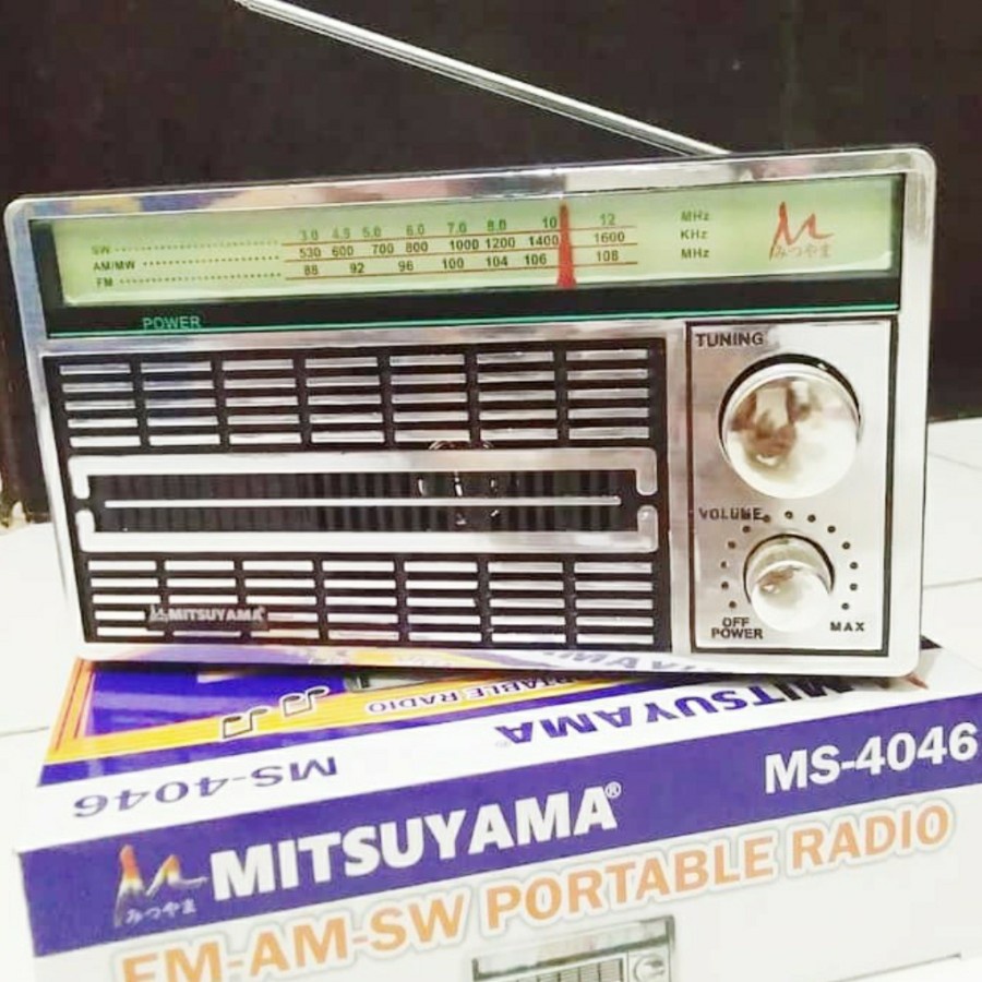 COD Radio Mitsuyama MS-4046 Portable Ac dan Dc - Radio Jadul FM/AM/SW PROTABLE RADIO / RADIO MITSUYAMA MS-4020BT SERI 4046