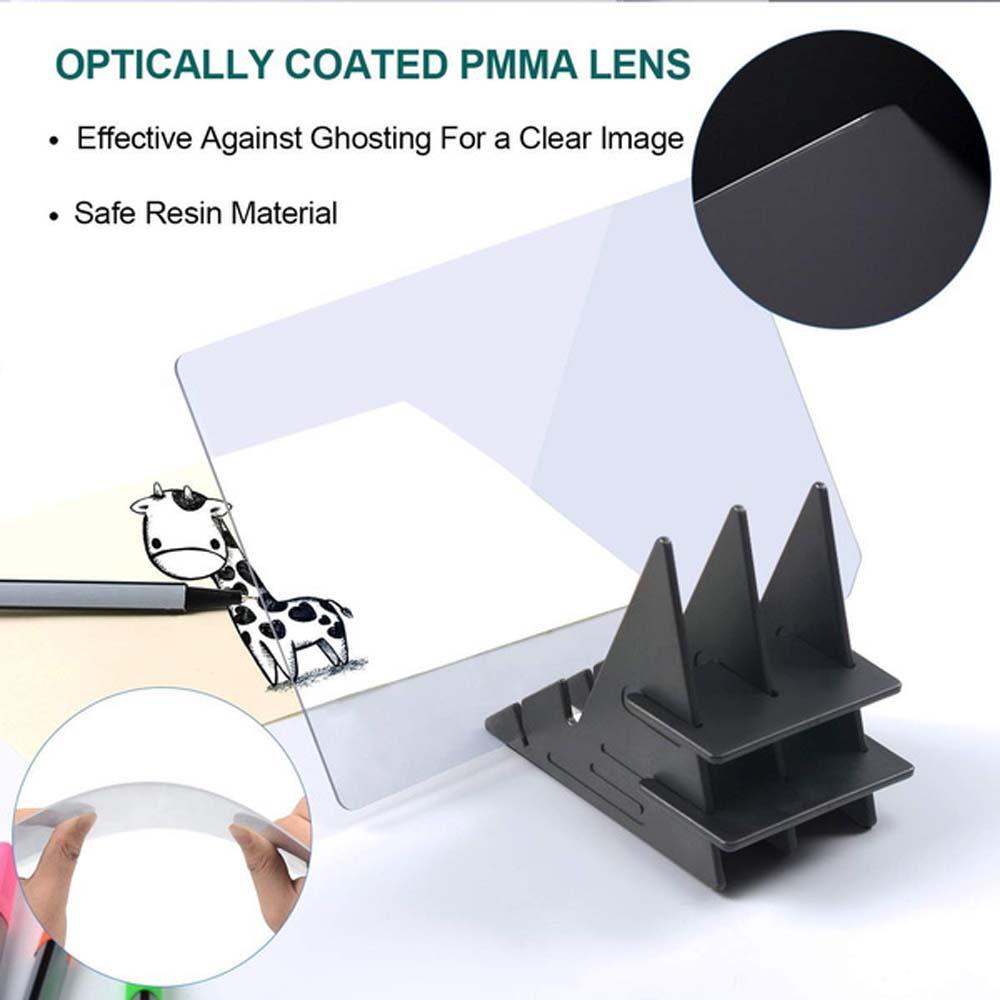 Lanfy Pembantu Sketsa Cat Copy Mirror Tracking Peredupan Bracket Papan Gambar Alat Menggambar Lukisan