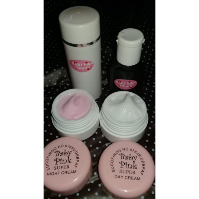 cream baby pink