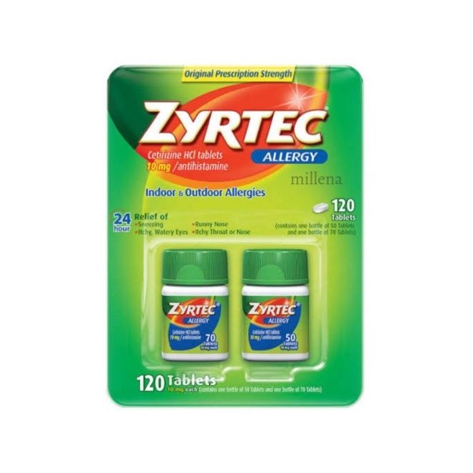 Zyrtec Allergy 120 tablets