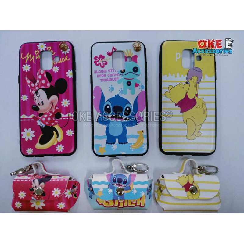Case Dompet Karakter Samsung A6 2018