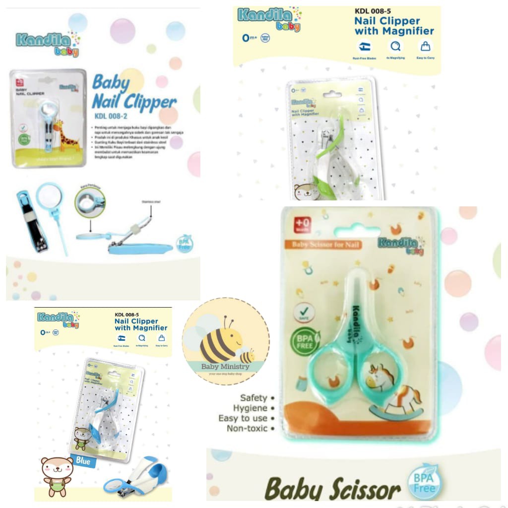 KANDILA Baby Nail Clipper // Gunting Kuku Bayi kdl 008