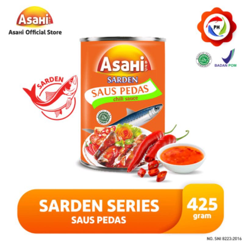 Asahi Sarden Saos Tomat &amp; Pedas 425gr