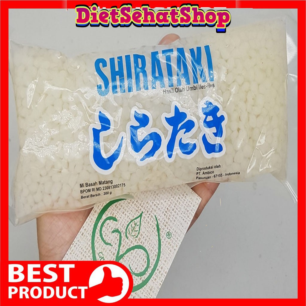 

Wet Konnyaku Rice - 200g Beras Shirataki Basah/ Diet keto/DEBM sehat bikin kenyang bikin kurus