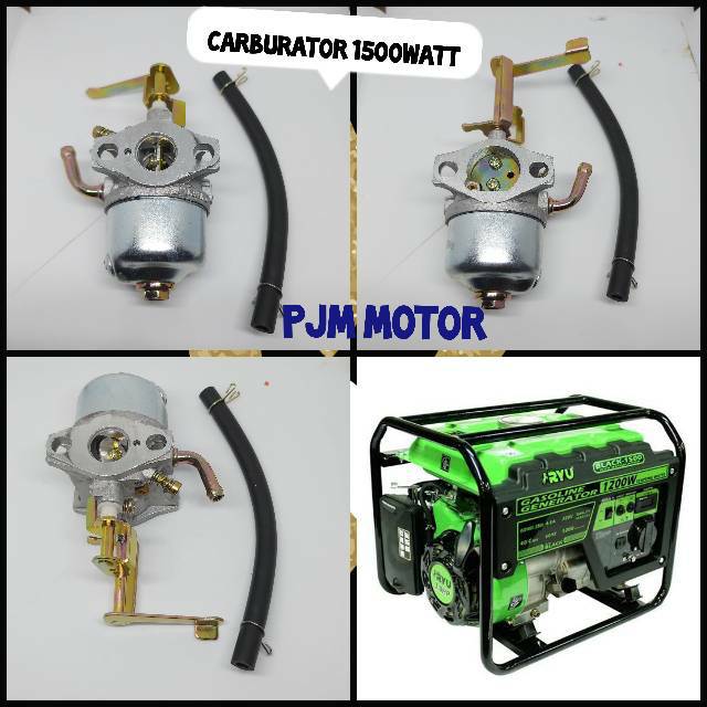 Carburator Karburator mesin genset 1500 watt 154 156 1000watt 4 Tak