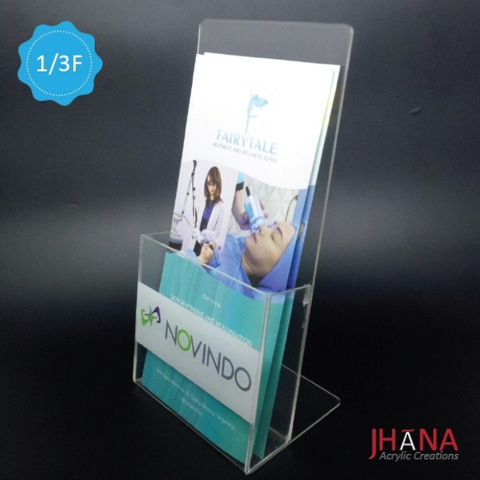 

Lucu Tempat Brosur Akrilik / Acrylic Ukuran 1/3 F4 Tb24 Promo
