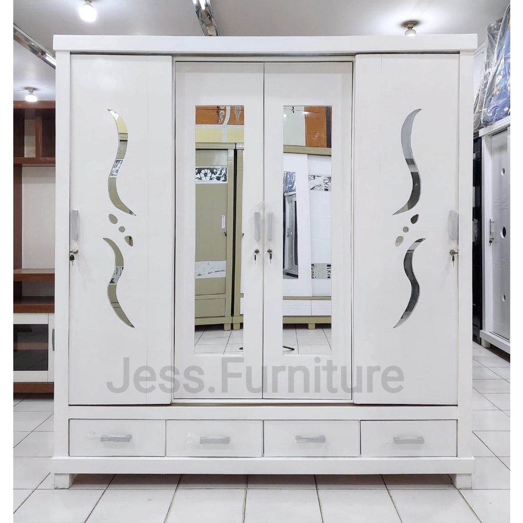 Lemari Pakaian Sleding Gamis 2 / Lemari Baju Gamis Sleding , Lemari Baju 4Pintu GAMIS Lemari Pakaian