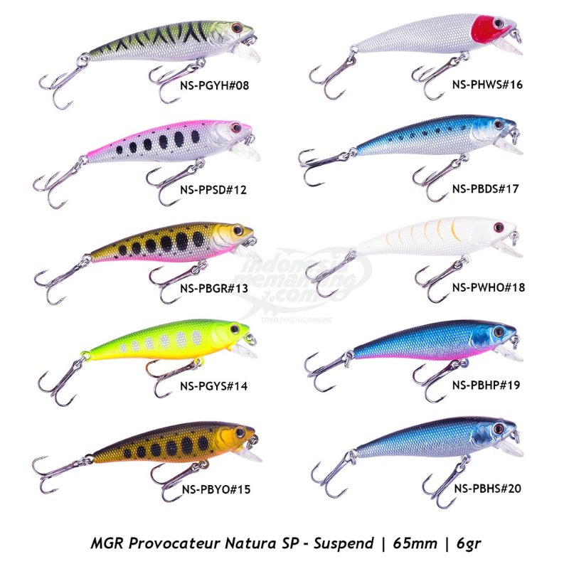 MINNOW MAGURO 45MM 5.5G, 65 MM 6GR