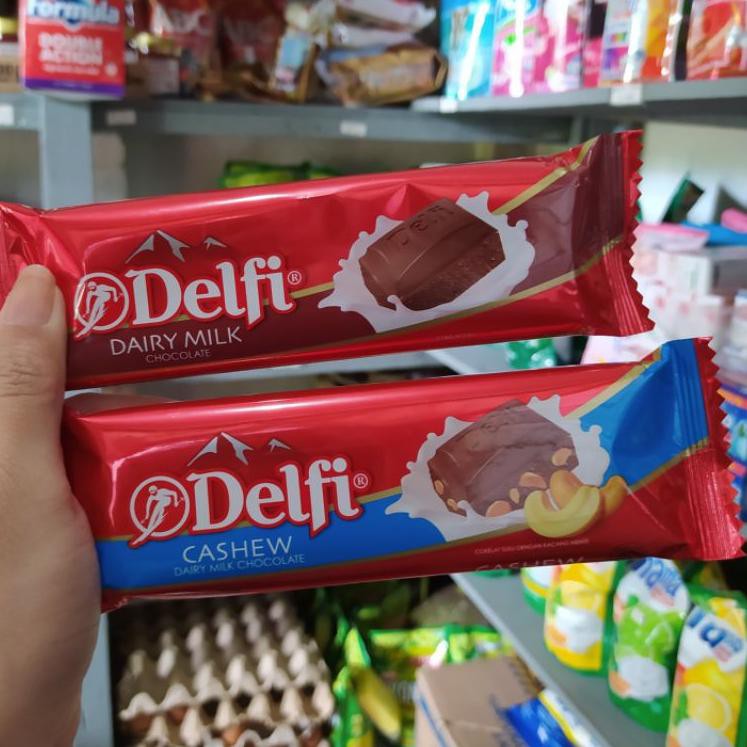 

Diskon19% Delfi Dairy Milk Chocolate / Cashew 55gr