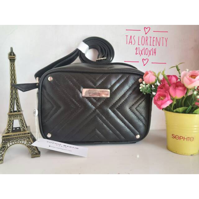 TAS LORIENTY/TAS SOPHIE LORIENTY/TAS HITAM/SLINGBAG HITAM/SOPHIE PARIS