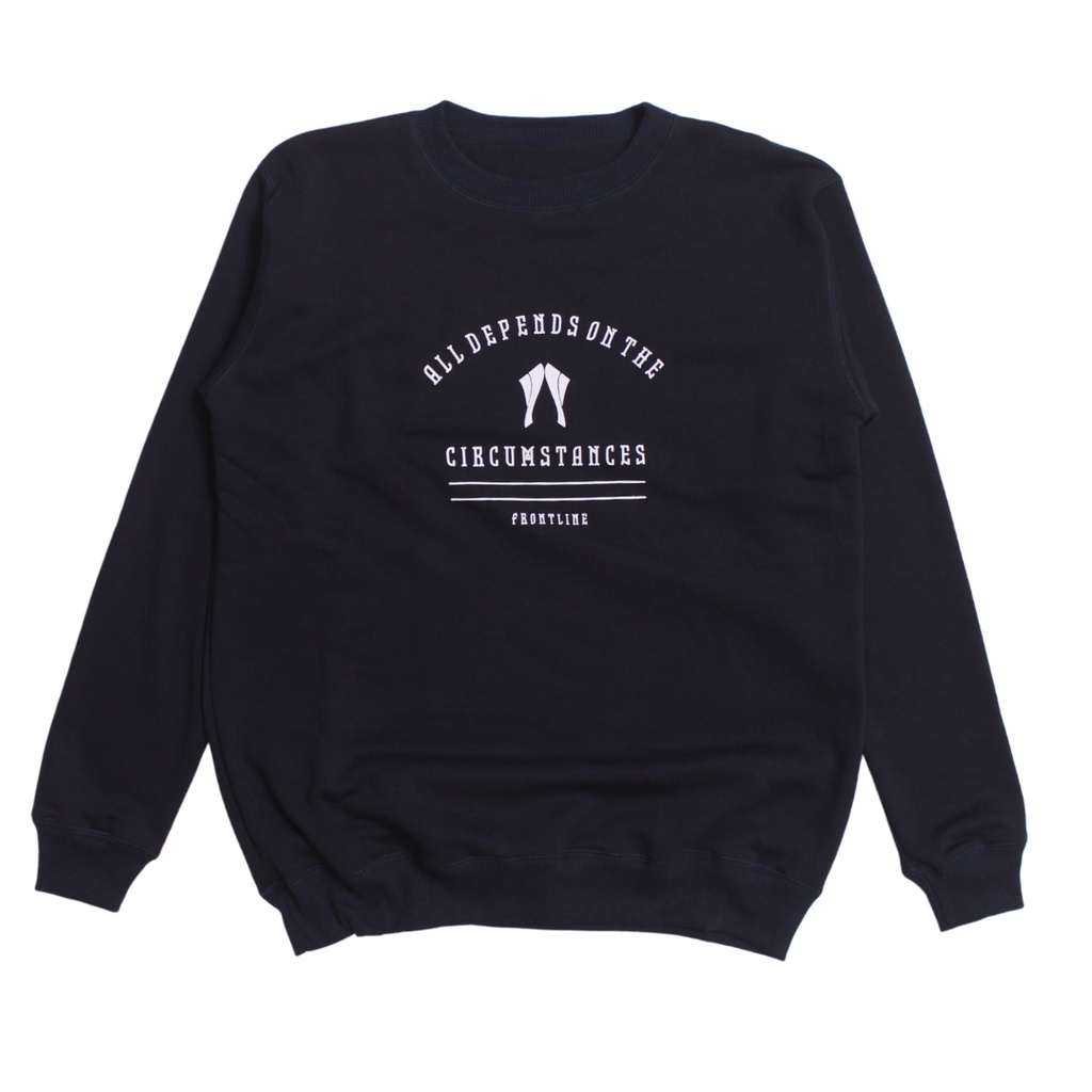 Crewneck frontline / jaket pria / original frontline F2