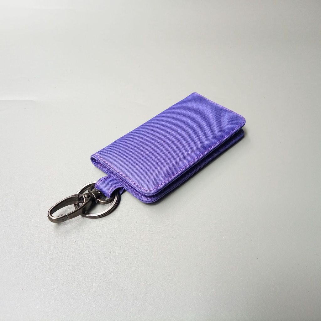 gantungan kunci Motor Dompet Stnk Mobil Purple - WSGK089