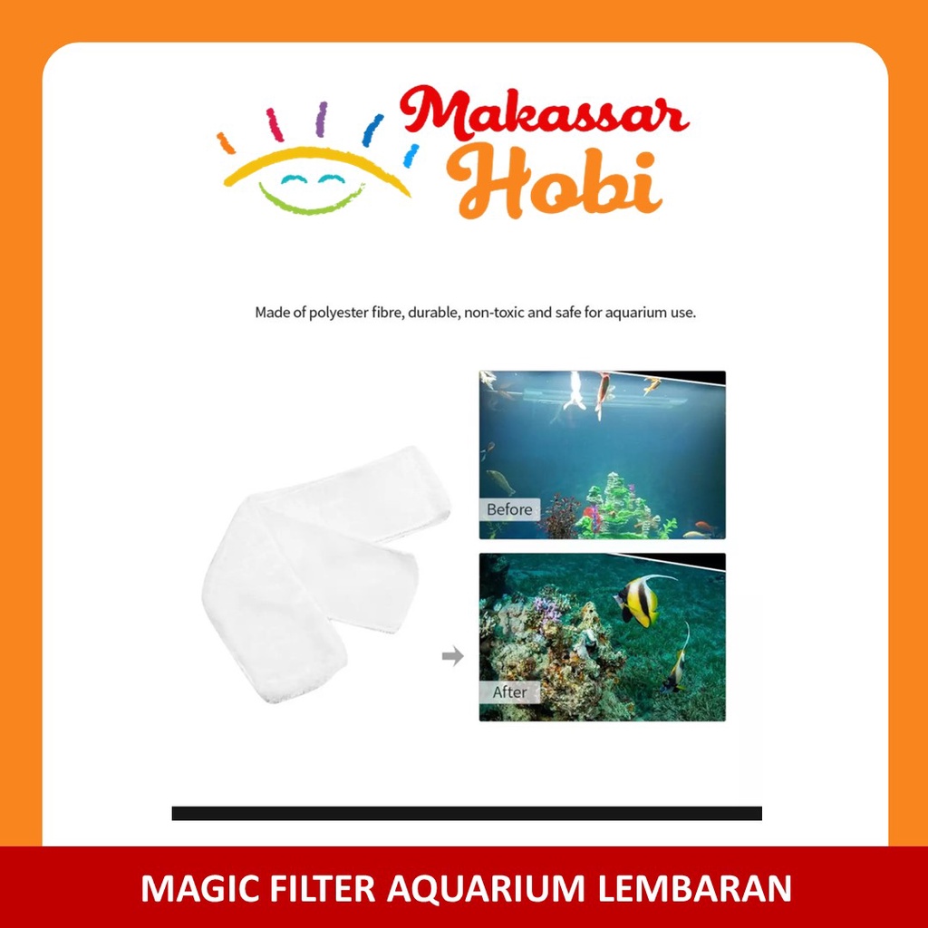 Aquarium Magic Filter Blanket Media Filter Saringan Air Akuarium Kolam