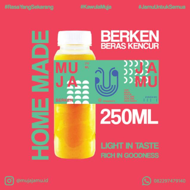 

MUJAJAMU - Jamu Berken (Beras Kencur) - 250 ml