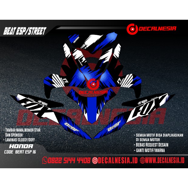 stiker beat esp/stiker/stiker beat street/decal beat street/decal beat esp/sticker beat full body