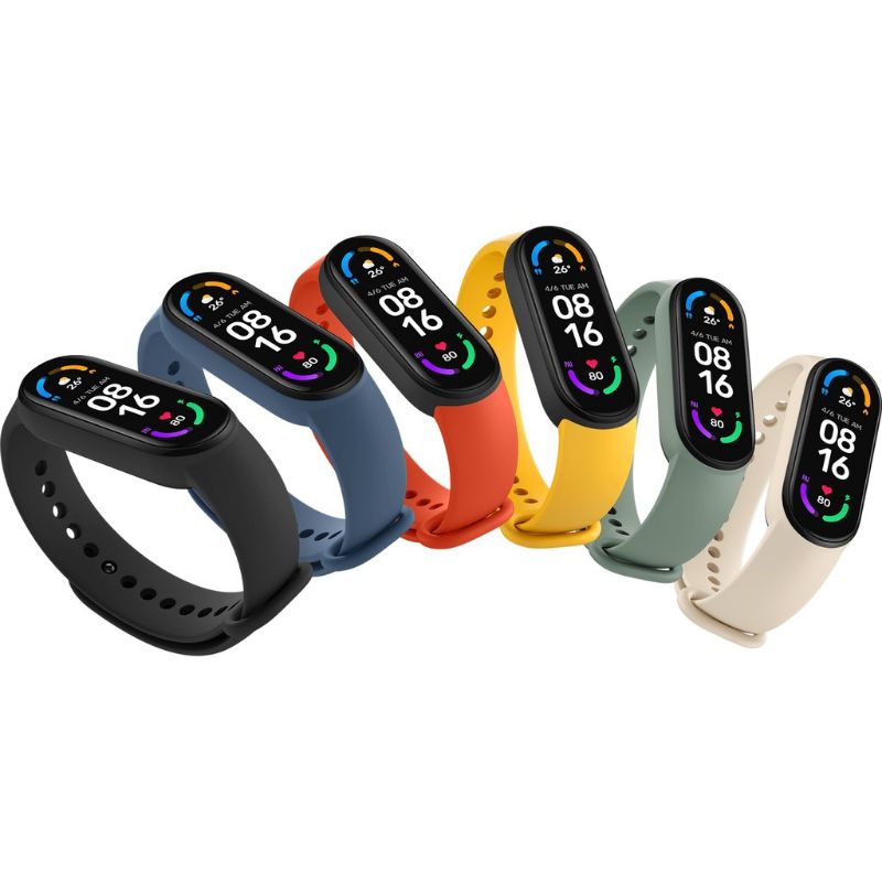 Strap Xiaomi Mi Band 3/4/5/6/7  Silicone Karet Smartwatch Mi Band Replacement Strap Mi Band