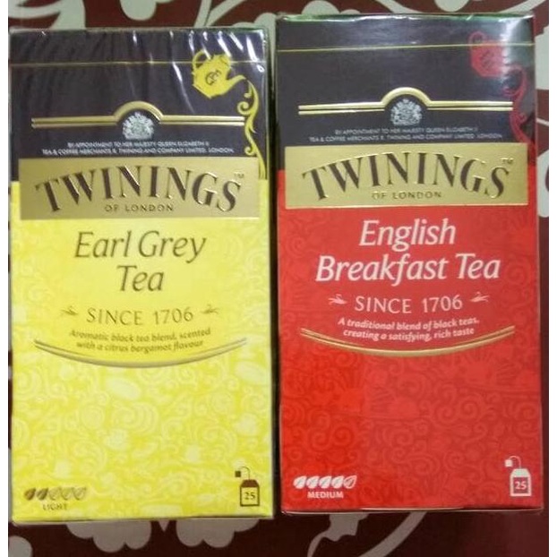 

[ COD ] Teh TWININGS (Earl Grey Tea /English Breakfast Tea) NEW Kode 294