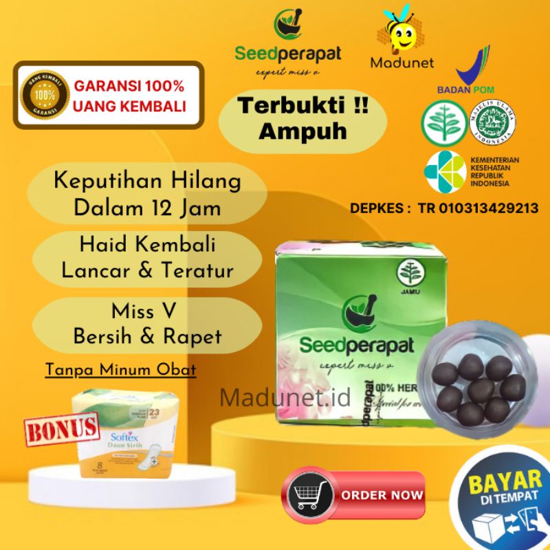 SEED PERAPAT Obat Jamu Pil Perapat Miss V Rapet Perapet Perawan Keperawanan Penyempit Vagina Mis V O