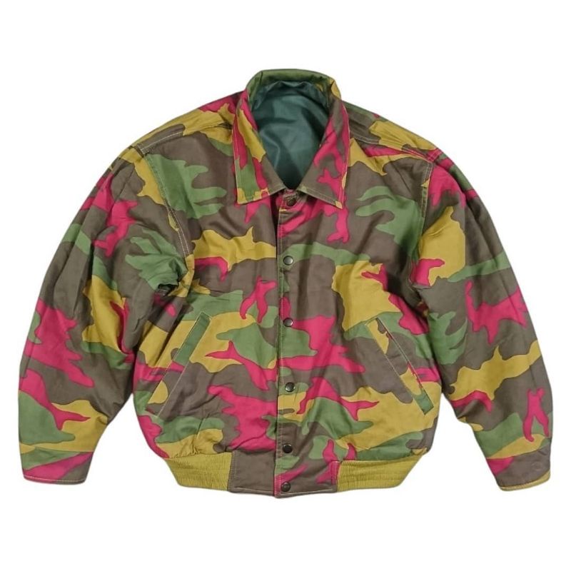 REVERSIBLE CANVAS BOMBER JACKET