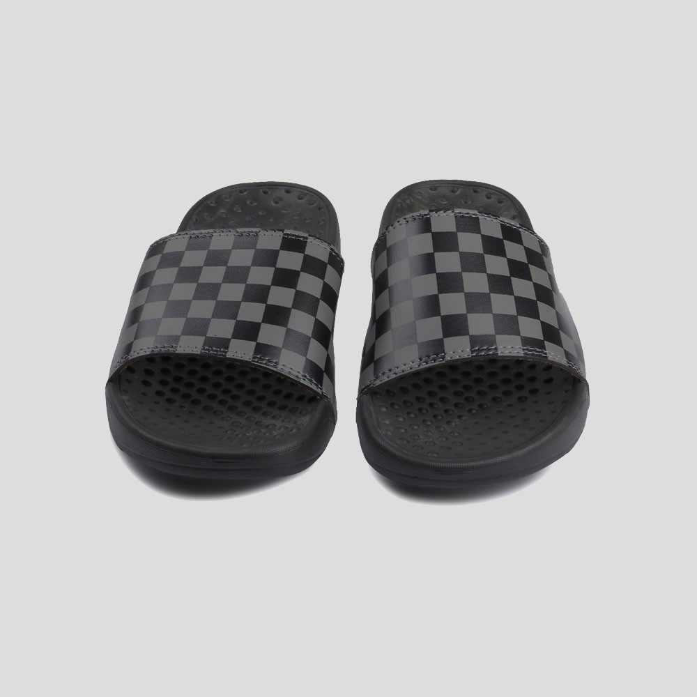 HEXA GREY |ManNeedMe x FSTP| Sandal Slop Pria - Sendal Slip On Ringan