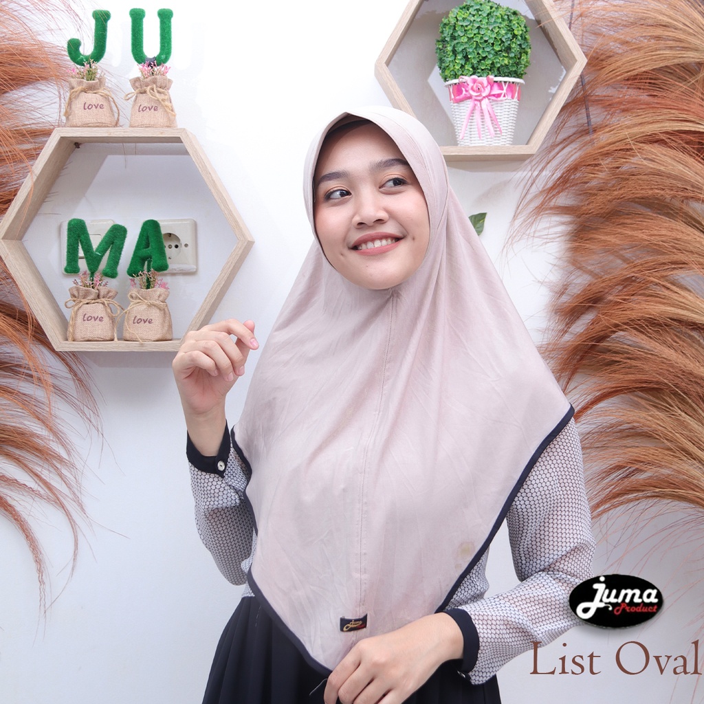 Hijab Instan/Hijab Murah/ Hijab Juma/ List oval