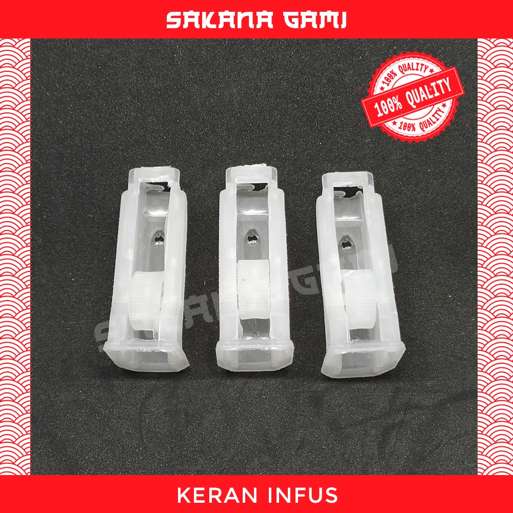 Infus Kran / Keran Infus / Pengatur Selang Udara Aerator Aquarium Akuarium