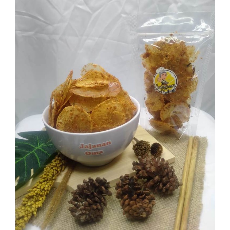 

KERIPIK KACA OMA LEHA Beling Super Pedas Nampol Daun Jeruk Enduls