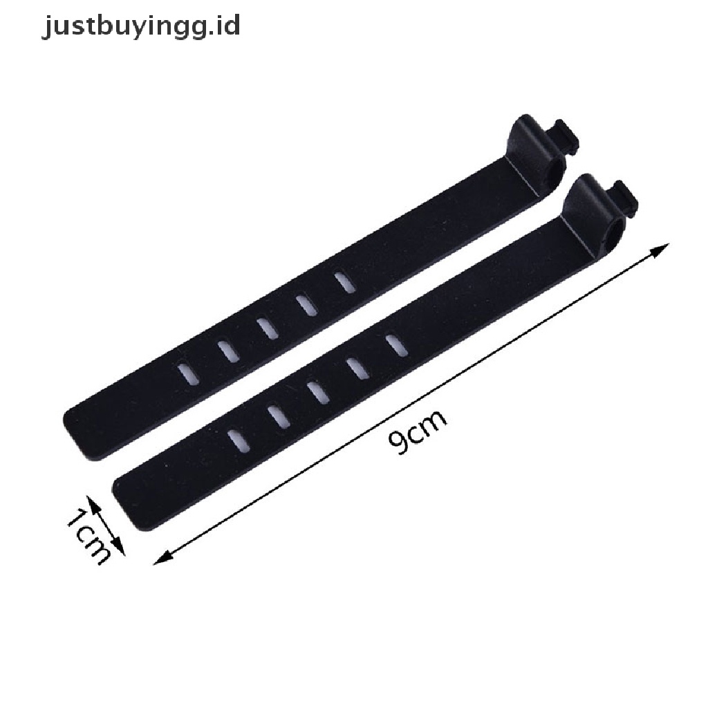 [justbuyingg.id] 2PCS Silicone Phone Data Cable Winder Earphone Clip Charger Organizer Cable Tie ID