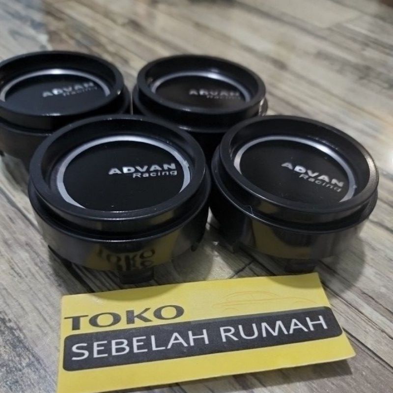 dop velg tutup as center velg silinder hitam 6.5cm ADVAN RACING