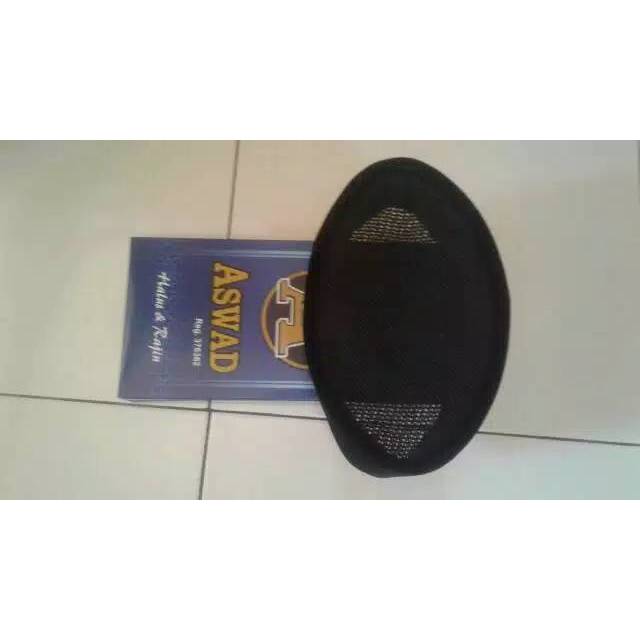 Peci Aswad Sarung Atlas Super Premium Sorban Khasmir Arafat Polos Hitam Polos Warna Sarung Putih