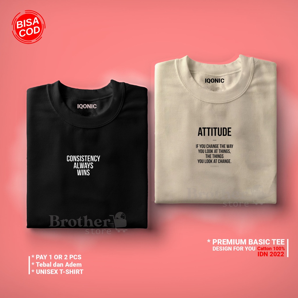 ( PROMO COD ) BROTHER STORE / Kaos Distro Pria / Kaos Distro100% Catoon Combed 24s / ArticelCATTD