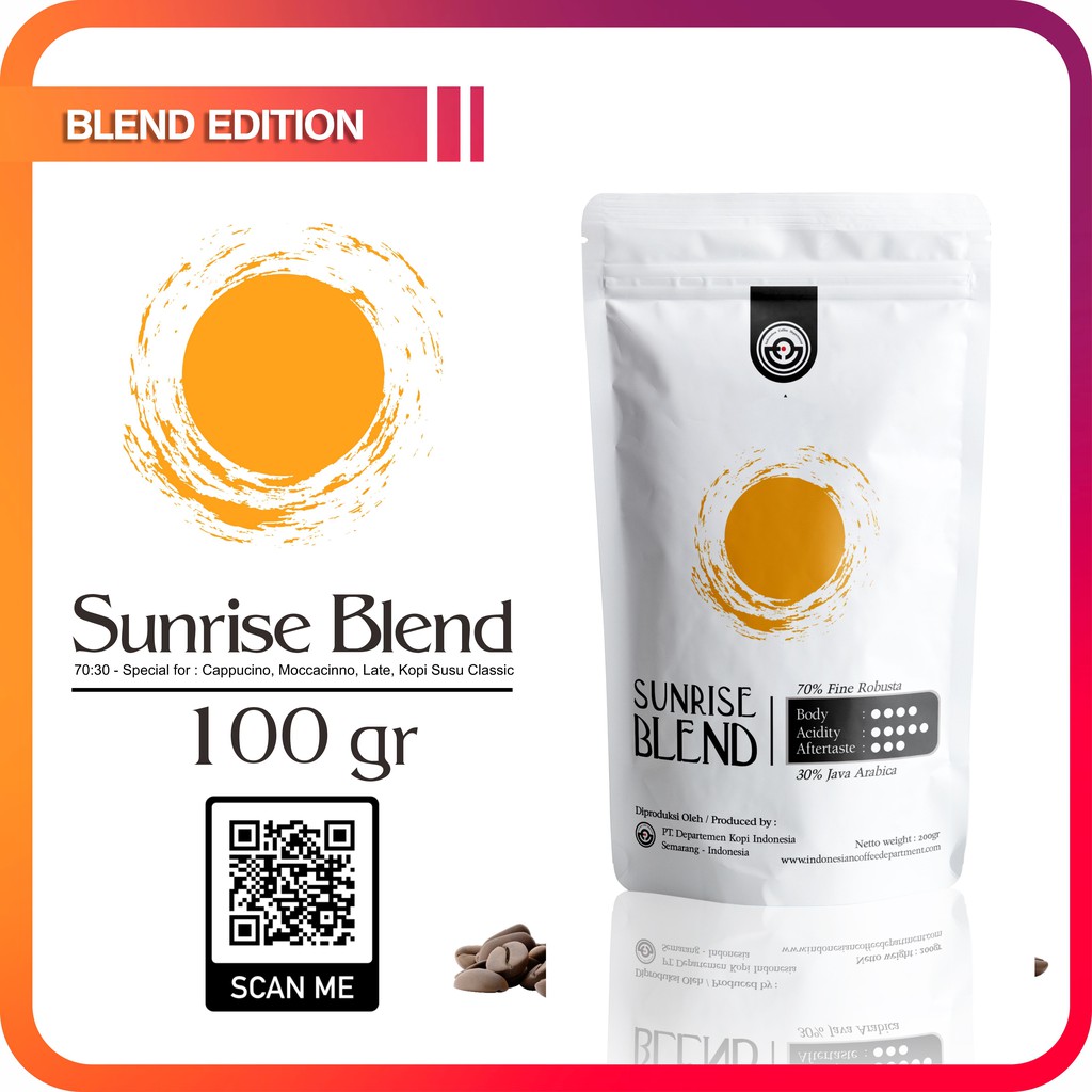 

KOPI ESPRESSO BLEND-BAHAN KOPI SUSU-100g