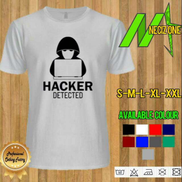 Kaos Hacker Detected Kaos Pria Keren Kualitas Distro